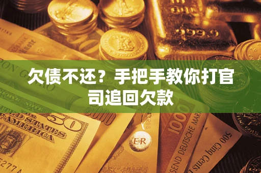 武汉欠债不还？手把手教你打官司追回欠款