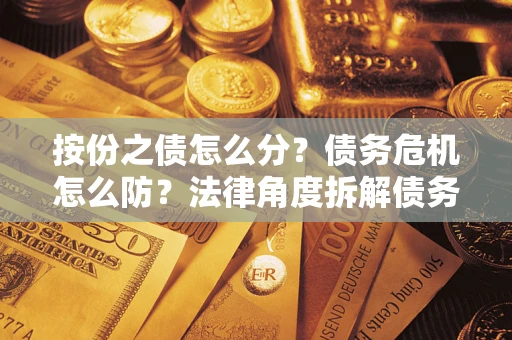 武汉按份之债怎么分？债务危机怎么防？法律角度拆解债务分配与风险自保指南