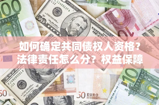 武汉如何确定共同债权人资格？法律责任怎么分？权益保障技巧揭秘！
