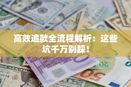 武汉高效追款全流程解析：这些坑千万别踩！