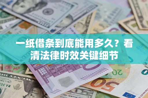 武汉一纸借条到底能用多久？看清法律时效关键细节