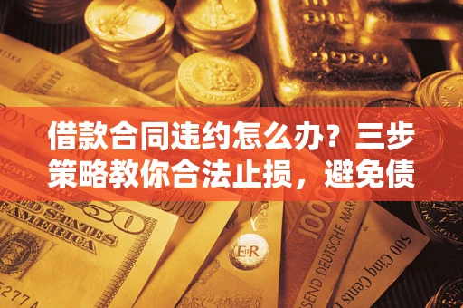 武汉借款合同违约怎么办？三步策略教你合法止损，避免债务危机升级