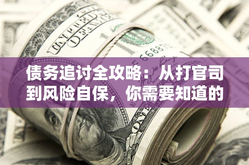 武汉债务追讨全攻略：从打官司到风险自保，你需要知道的法律智慧