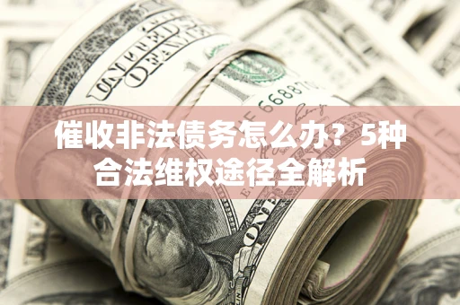 武汉催收非法债务怎么办？5种合法维权途径全解析